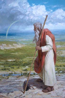 Господь показывает Моисею землю обетованную
